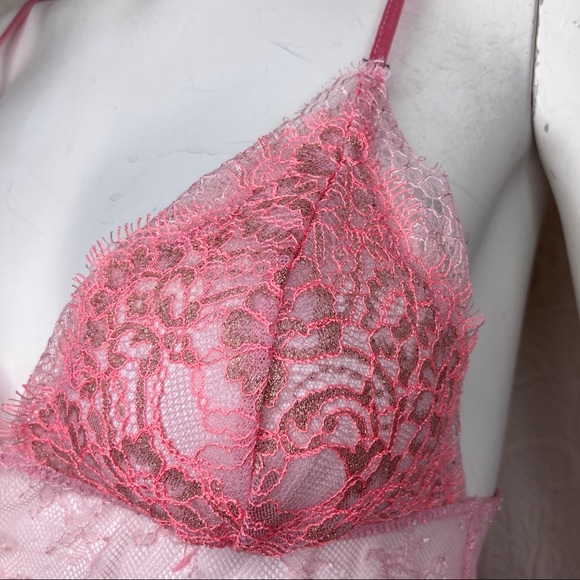 Victoria’s Secret Sheer Lace Up Back Sexy Slip - Picture 6 of 14